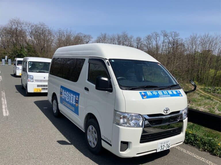 熱中症対策カーを導入いたしました